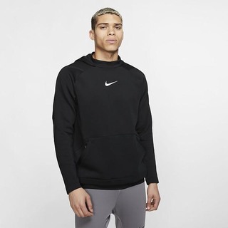 Hanorace Nike Pro Pullover Fleece Barbati Negrii Albi | MXVP-82769